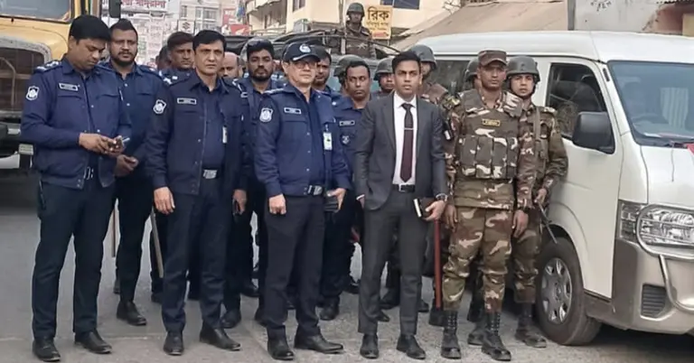 উপজেলা প্রশাসন ও আইনশৃঙ্খলা বাহিনী